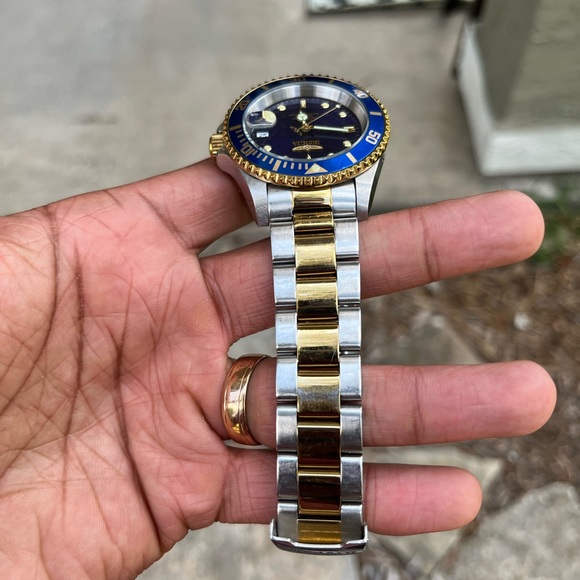 Invicta Pro Diver Automatic Men's Watch - 40mm, Steel, Gold (17045) - Picture 8 of 8